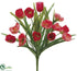 Silk Plants Direct Tulip, Crocus Bush - Beauty Pink - Pack of 12