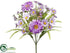 Silk Plants Direct Daisy, Queen Anne's Lace Bush - Purple - Pack of 12