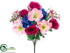 Silk Plants Direct Amaryllis, Rose Bush - Beauty Mixed - Pack of 12