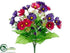 Silk Plants Direct Anemone, Pansy Bush - Mixed - Pack of 24