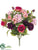 Rose, Hydrangea, Alstroemeria Bush - Purple Beauty - Pack of 6