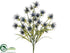 Silk Plants Direct Pulsatilla, Grass Bush - Blue - Pack of 12