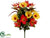 Bird of Paradise, Hibiscus, Amaryllis, Astilbe Bush - Orange Two Tone - Pack of 6