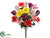 Gerbera Daisy, Calla Lily Bush - Orange Purple - Pack of 6