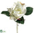 Rose Boutonniere - White - Pack of 24
