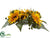 Sunflower, Berry Centerpiece - Yellow Green - Pack of 3
