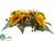 Sunflower, Berry Centerpiece - Yellow Green - Pack of 3