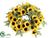 Sunflower Candle Ring Centerpiece - Yellow - Pack of 12