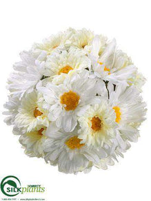 Gerbera Daisy Kissing Ball - Yellow - Pack of 12