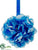 Hydrangea Kissing Ball - Blue - Pack of 12