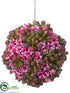 Silk Plants Direct Kalanchoe Orb - Pink - Pack of 6