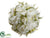 Peony Kissing Ball - White - Pack of 3