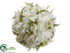 Silk Plants Direct Peony Kissing Ball - White - Pack of 3