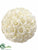 Rose Ball - Cream - Pack of 3