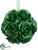 Rose Kissing Ball - Green - Pack of 6