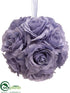 Silk Plants Direct Rose Kissing Ball - Lavender - Pack of 6