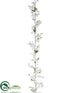 Silk Plants Direct Cherry Blossom Garland - Cream - Pack of 12