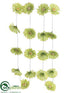 Silk Plants Direct Gerbera Daisy Garland - Lime - Pack of 6