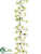 Dogwood Garland - White - Pack of 2