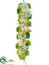 Silk Plants Direct Hydrangea Garland - Mixed - Pack of 2