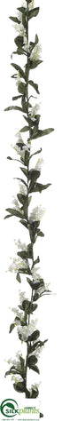 Silk Plants Direct Lily of the Valley Garland - White - Pack of 12