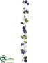 Silk Plants Direct Petunia Garland - Purple Helio - Pack of 6