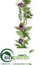 Silk Plants Direct Rose Garland - Mauve - Pack of 12
