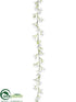 Silk Plants Direct Starflower Garland - Cream - Pack of 6