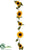 Sunflower Garland - Yellow Gold - Pack of 6