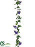 Silk Plants Direct Wisteria Garland - Violet Blue - Pack of 12