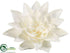 Silk Plants Direct Dahlia Hanging Flower Head - Cream White - Pack of 4