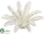 Lily Hanging Flower Head - Cream White - Pack of 6
