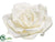 Silk Plants Direct Rose Hanging Flower Head - Cream White - Pack of 1