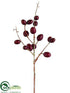 Silk Plants Direct Berry Pick - Red - Pack of 24