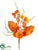 Silk Plants Direct Pumpkin Pick - Orange Brown - Pack of 12