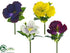 Silk Plants Direct Pansy Pick - Assorted - Pack of 96