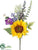 Sunflower, Lavender Pick - Yellow Purple - Pack of 12