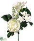 Silk Plants Direct Ranunculus, Stephanotis, Pearl Hyacinth Corsage - Cream - Pack of 36