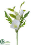 Silk Plants Direct Magnolia, Queen Anne's Lace Pick - White - Pack of 12