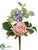 Rose, Hydrangea Pick - Pink Light - Pack of 12