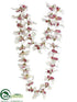 Silk Plants Direct Orchid Necklace - Cream Orchid - Pack of 24