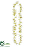 Silk Plants Direct Dendrobium Orchid Necklace - Cream - Pack of 24