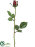 Silk Plants Direct Rose Bud Spray - Burgundy - Pack of 24