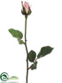 Silk Plants Direct Rose Bud Spray - Pink - Pack of 24