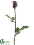 Silk Plants Direct Rose Bud Spray - Purple - Pack of 24