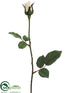 Silk Plants Direct Rose Bud Spray - Vanilla - Pack of 24