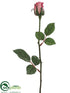 Silk Plants Direct Rose Bud Spray - Watermelon - Pack of 24
