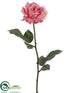 Silk Plants Direct Rose Spray - Watermelon - Pack of 12