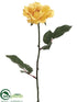 Silk Plants Direct Rose Spray - Yellow - Pack of 12