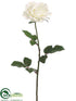 Silk Plants Direct Large Rose Spray - Cream - Pack of 12